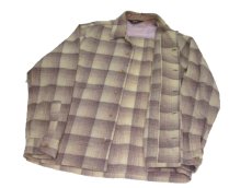 画像5: 1950-60's "Woolrich L/S Wool Box Shirts　BEIGE　size M - L (表記 M) (5)