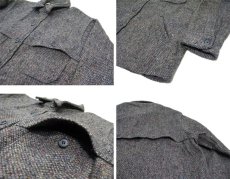 画像5: 1970's~ "Woolrich" Double Mackinaw Tweed Jacket Dead Stock -made in USA-　Mix Grey　size M - L (表記 M) (5)