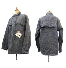 画像2: 1970's~ "Woolrich" Double Mackinaw Tweed Jacket Dead Stock -made in USA-　Mix Grey　size M - L (表記 M) (2)
