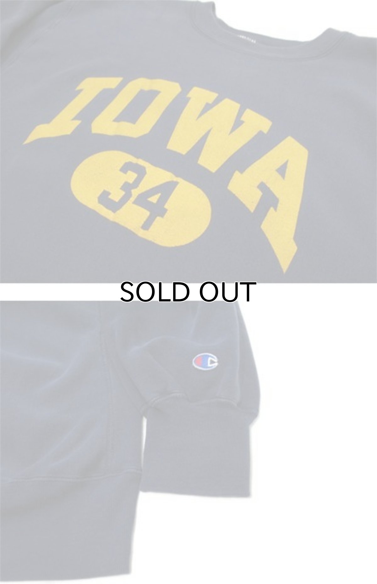 画像4: 1980's "Champion" Reverse Weave IOWA" Sweat NAVY size 表記 XXL (4)