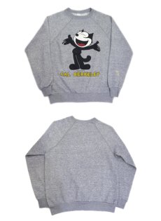 画像3: 1980's "FELIX" Crew Neck Print Sweat -made in USA-　Heather Grey　size S - M (表記 L) (3)