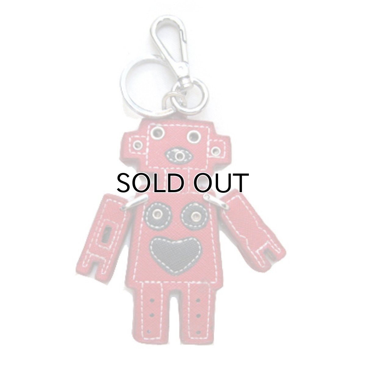 画像1: PRADA "Robot" Keychain　color : Red (1)