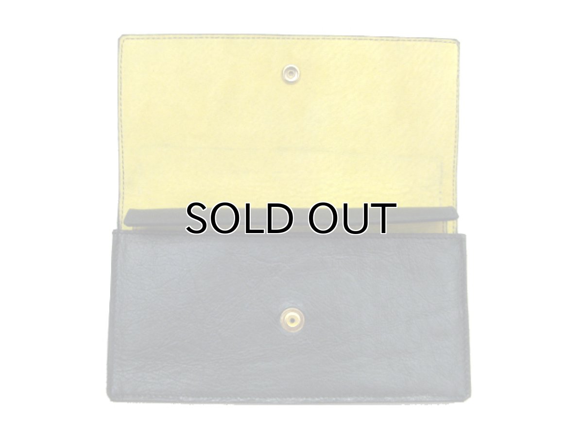 画像3: "JUTTA NEUMANN" Leather Wallet "the Waiter's Wallet"  color : Patagonia / Yellow 長財布 (3)