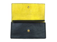 画像3: "JUTTA NEUMANN" Leather Wallet "the Waiter's Wallet"  color : Patagonia / Yellow 長財布 (3)