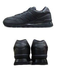 画像2: New Balance 574 Running Shoes　BLACK　size 11 1/2 (29.5 cm) (2)