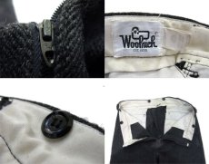 画像3: 1980's WOOLRICH Hrringbone Weave Wool Trousers　Charcoal Grey　size w 38 inch (3)