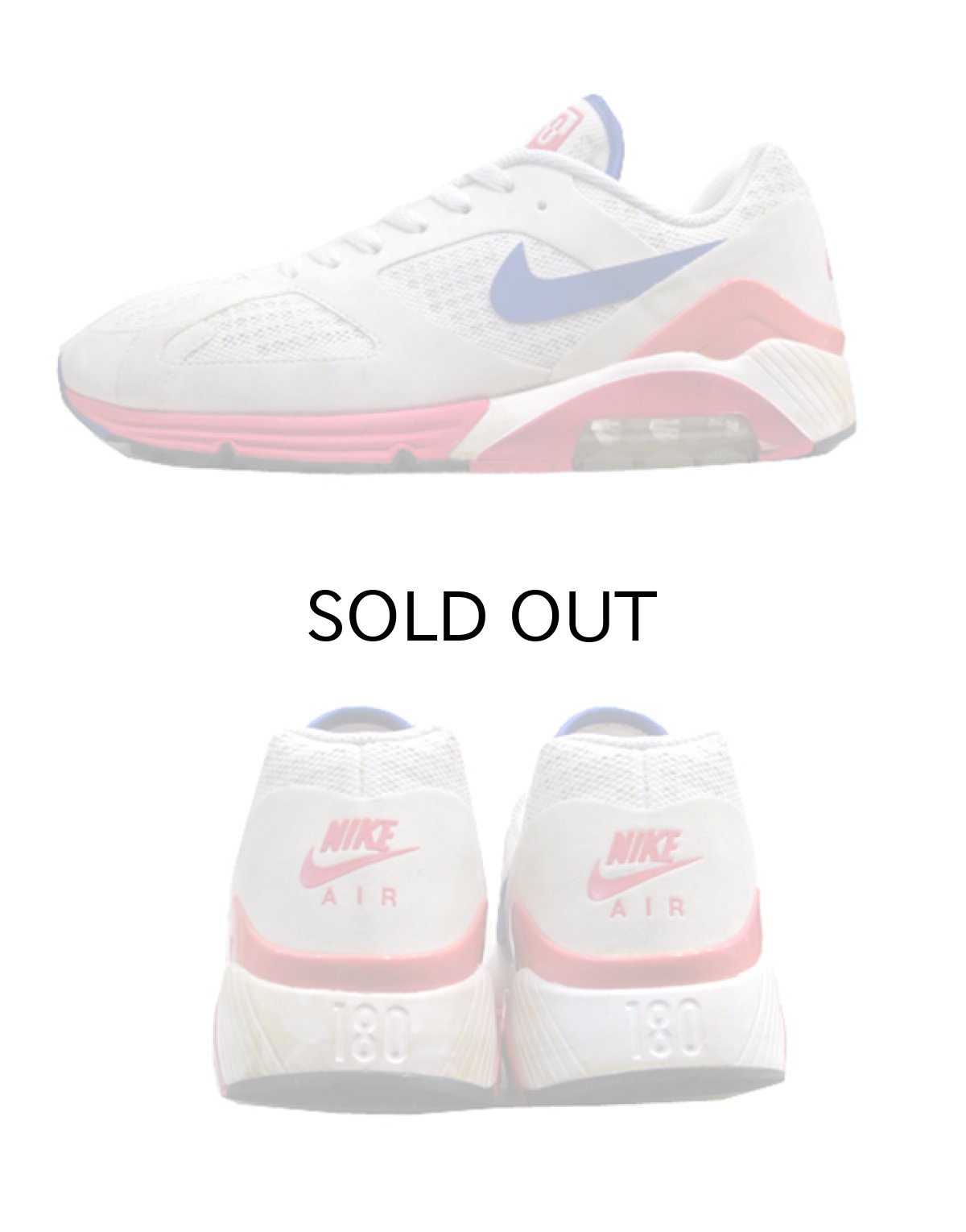 画像2: NIKE "AIR 180" Running Sneaker　White / Pink / Blue　size 9.5 (27.5 cm) (2)