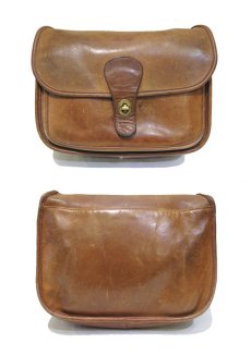 画像2: 1980-90's OLD COACH Leather Shoulder Bag 　BROWN　 made in USA (2)