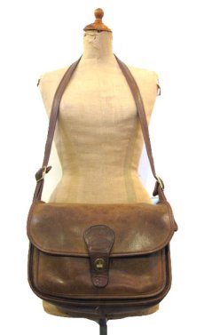 画像1: 1980-90's OLD COACH Leather Shoulder Bag 　BROWN　 made in USA (1)