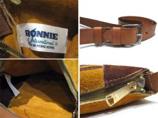 画像4: 1980's "BONNIE International" Suede Shoulder Bag　Brown / Camel (4)