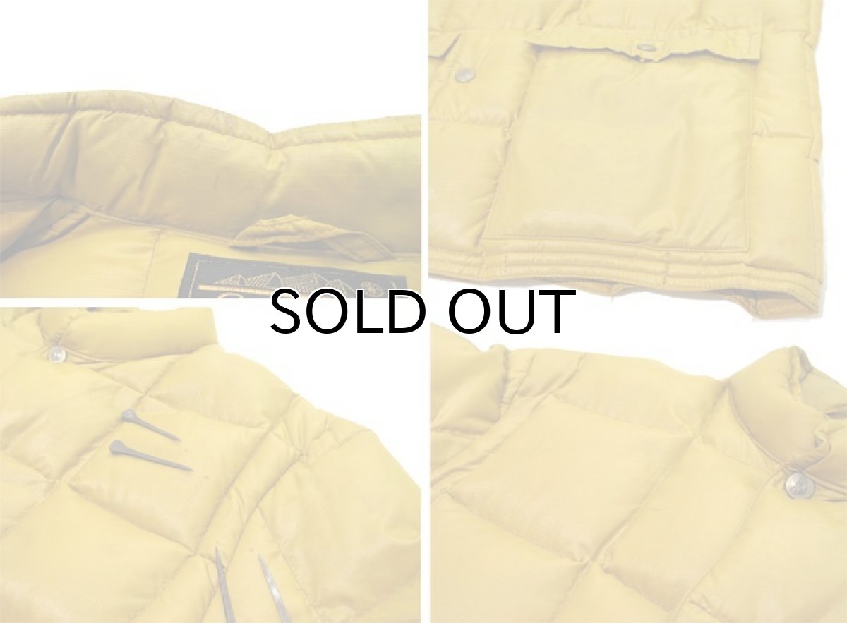 画像5: 1980's "Eddie Bauer" Stand Collar Goose Down Jacket Mustard size M (表記 不明) (5)