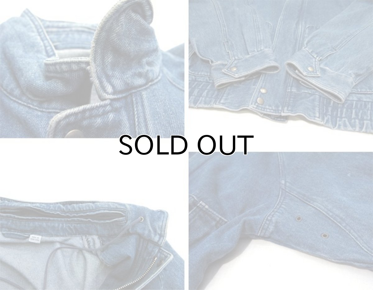 画像5: 1980's "Members Only Express" Design Denim Jacket　Blue Denim　size M (表記 M) (5)