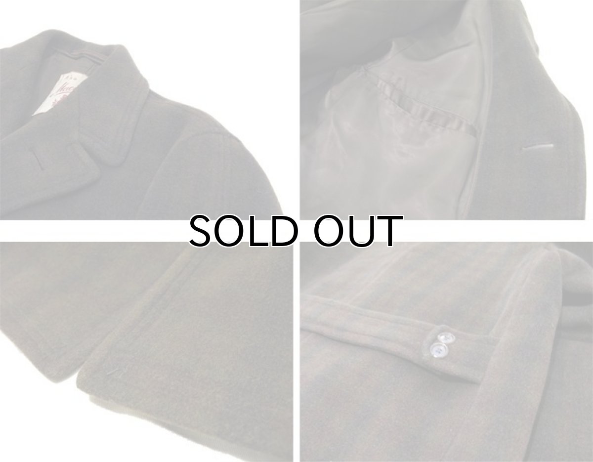 画像5: 1960's "Macintosh" Melton Wool Single Coat　OLIVE / BROWN / BLACK　size M - L (表記 不明) (5)