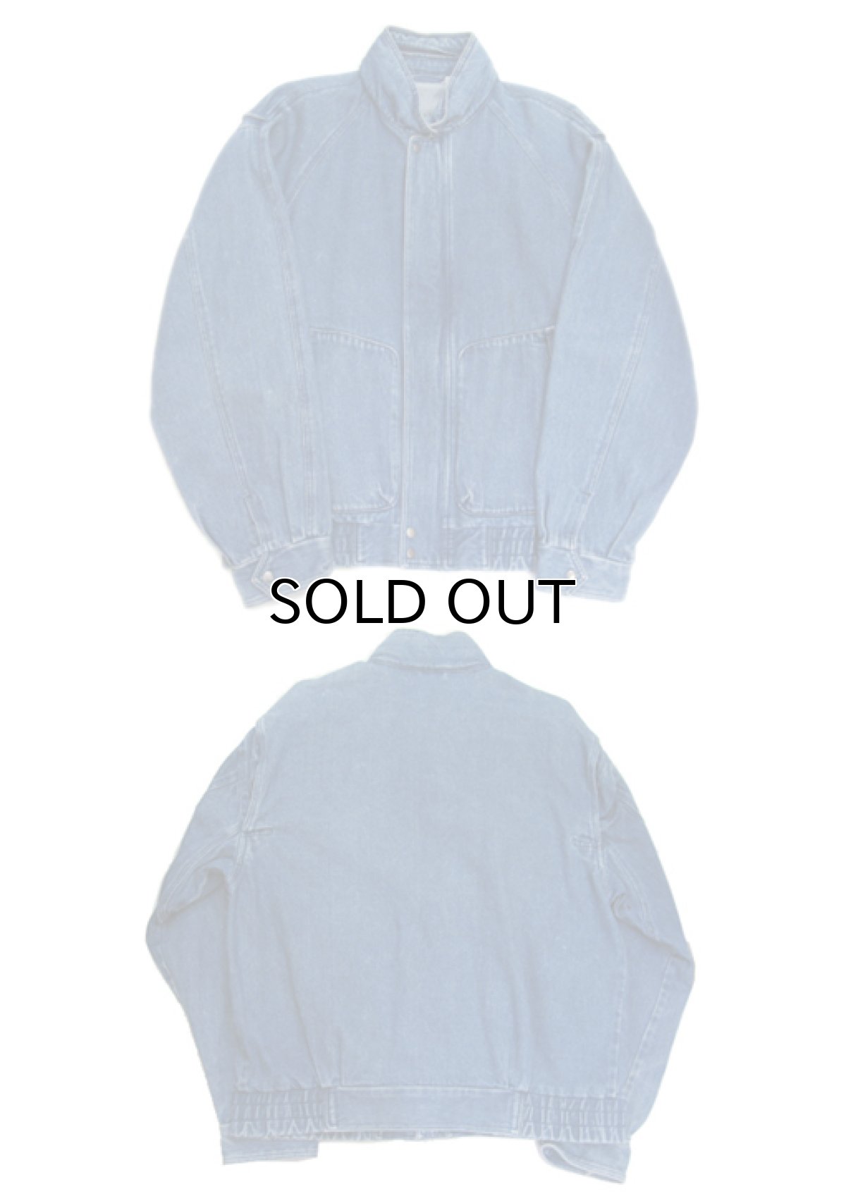 画像4: 1980's "Members Only Express" Design Denim Jacket　Blue Denim　size M (表記 M) (4)