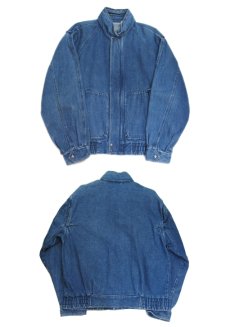 画像4: 1980's "Members Only Express" Design Denim Jacket　Blue Denim　size M (表記 M) (4)