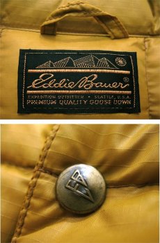 画像3: 1980's "Eddie Bauer" Stand Collar Goose Down Jacket　Mustard　size M (表記 不明) (3)