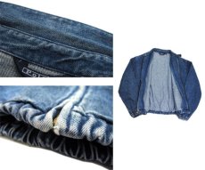 画像5: Polo by Ralph Lauren Denim Zip Up Jacket made in USA　Blue Denim　size L (表記 L) (5)