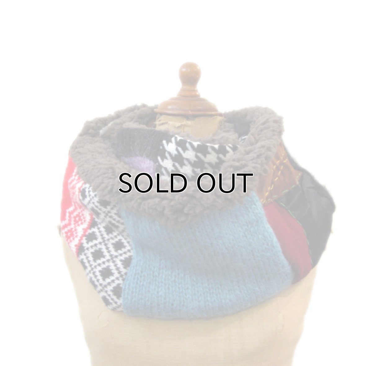 画像2: #3  Note and Pen "remake" OLD KNIT SNOOD (2)