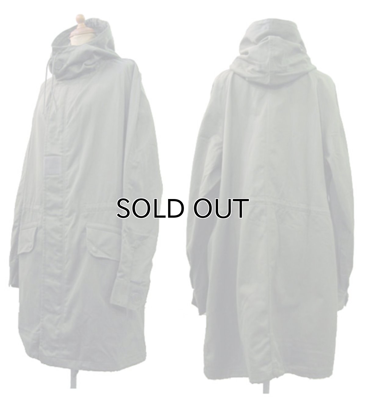 画像2: 1980's French Military M-64 Parka Coat　DEAD STOCK　size M - L  (表記 86C) (2)