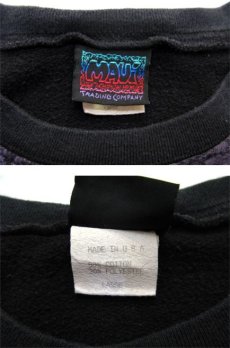 画像5: 1980's "MAUI" Sweat Shirts (総柄) -made in U.S.A- 　PURPLE　size L (表記 L) (5)