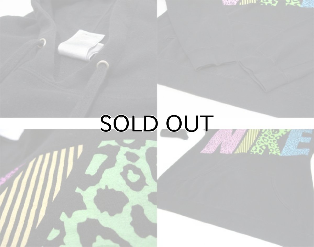 画像5: NIKE Print Sweat Parka　BLACK　size S - M (表記 M) (5)