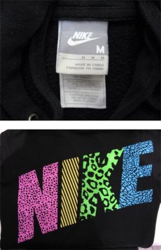 画像4: NIKE Print Sweat Parka　BLACK　size S - M (表記 M) (4)