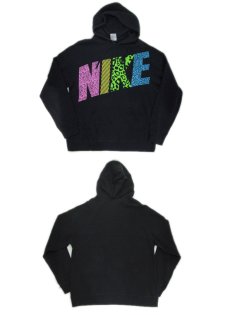 画像3: NIKE Print Sweat Parka　BLACK　size S - M (表記 M) (3)