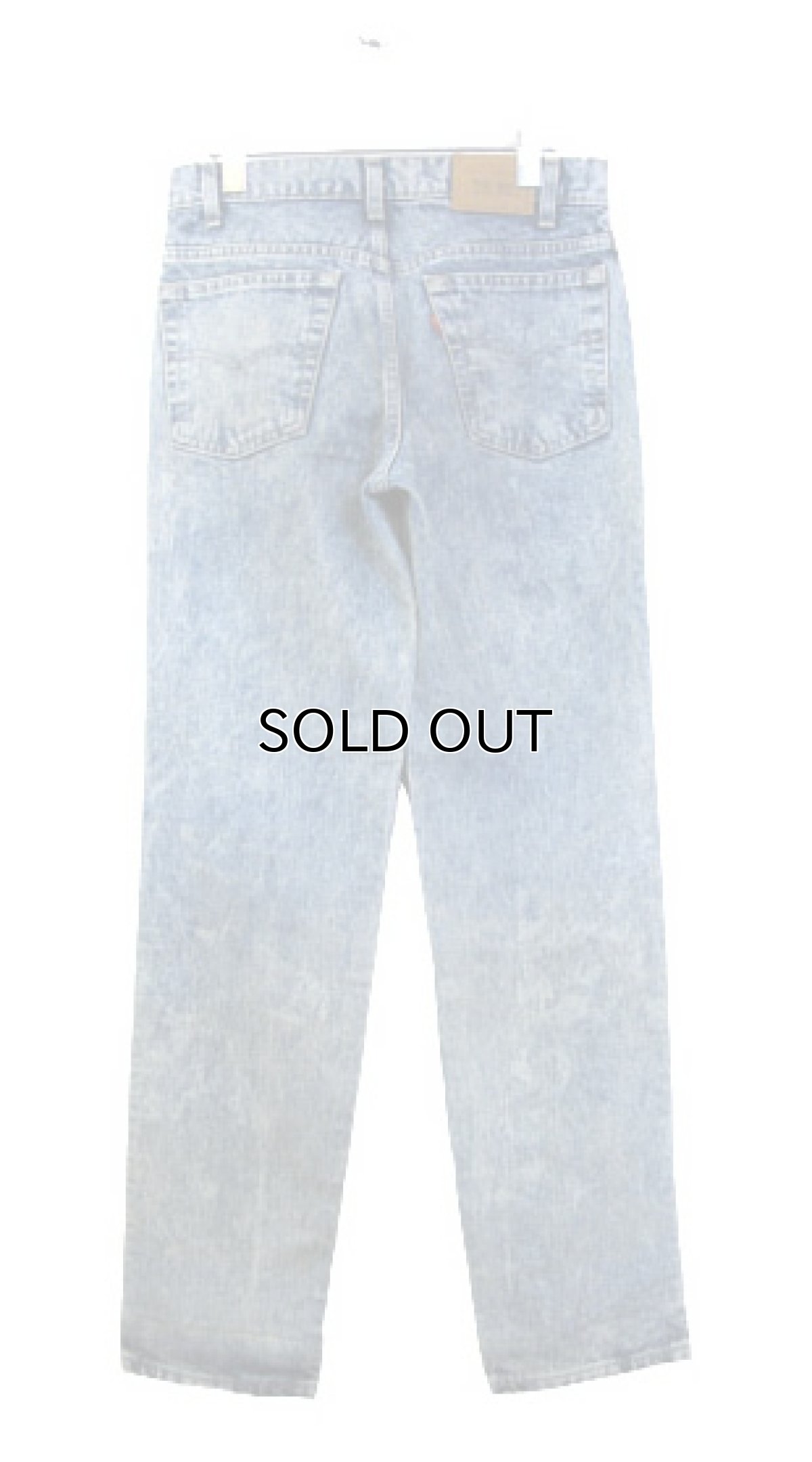 画像2: 1980's "Levi's Chemical Wash Straight Denim Pants Blue Denim size w 32 inch (2)