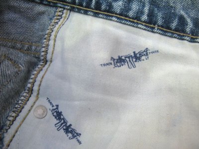 画像1: 1980's "Levi's Chemical Wash Straight Denim Pants　Blue Denim　size w 32 inch