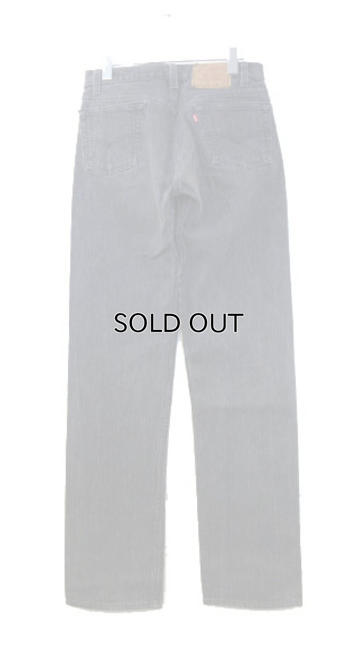 画像2: 1990's "Levi's 501 Chemical Wash Stripe Denim Pants Black Denim size w 30 inch (表記 30 x 34) (2)