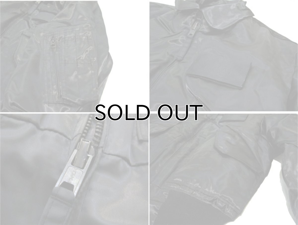 画像5: 1980's CWU 45-P Flight Jacket DEAD STOCK -made in U.S.A- BLACK size SMALL 34 - 36 (5)