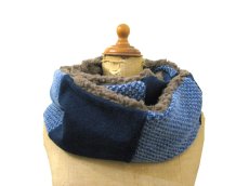 画像2: #4  Note and Pen "remake" OLD KNIT SNOOD (2)