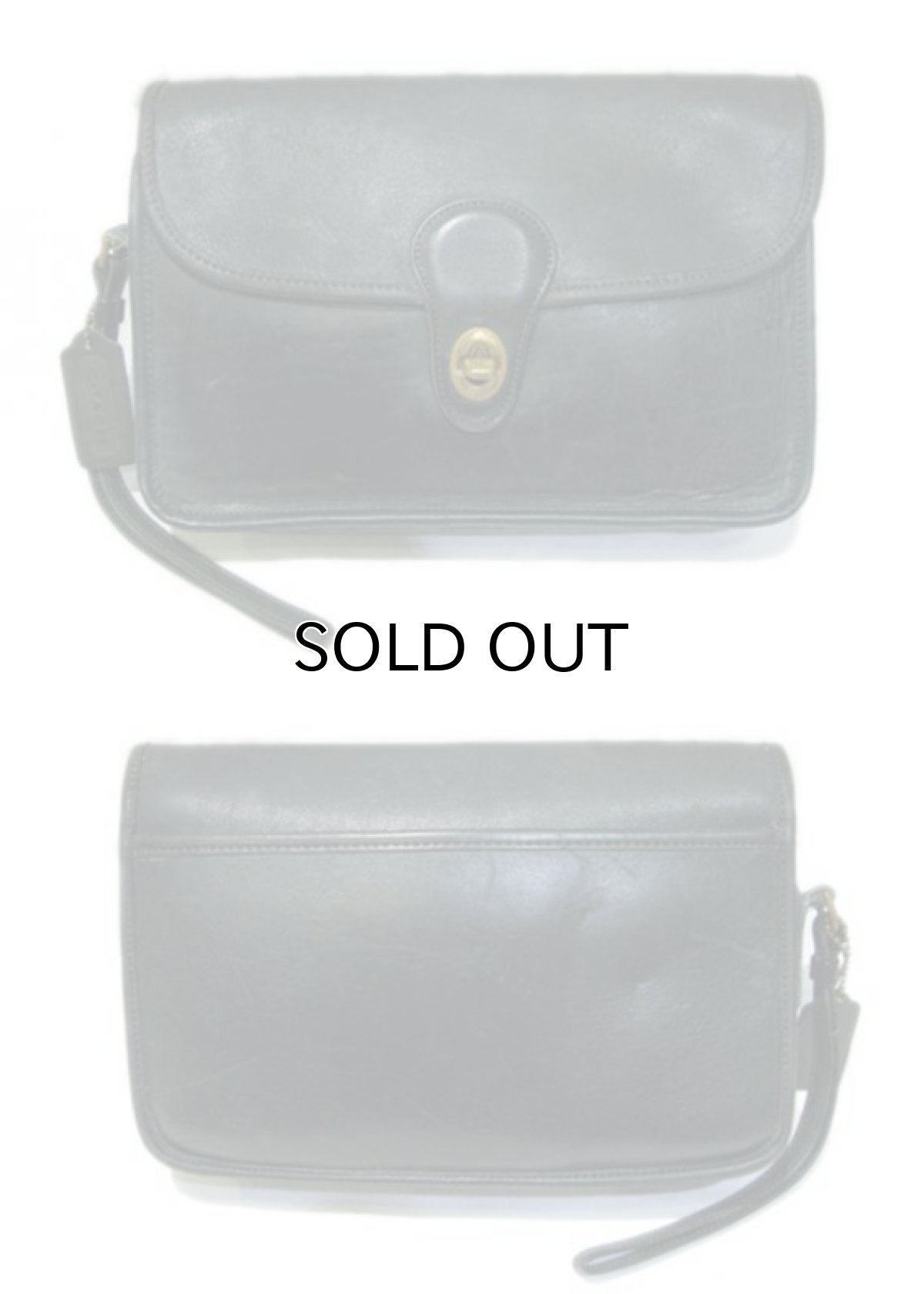 画像2: 1980-90's OLD Coach Hand Bag -made in U.S.A-　GREEN (2)