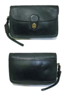 画像2: 1980-90's OLD Coach Hand Bag -made in U.S.A-　GREEN (2)