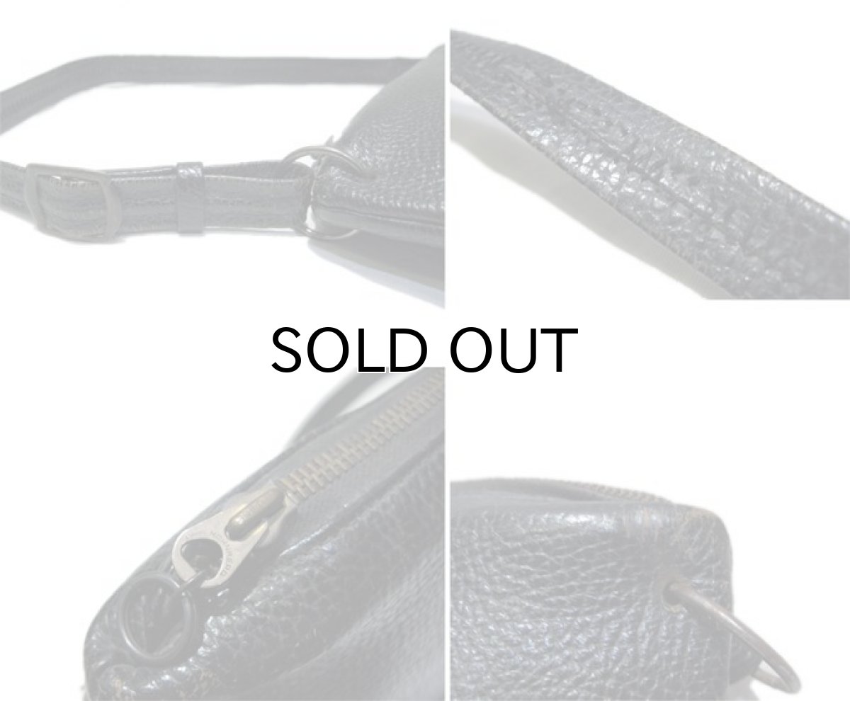 画像4: 1950's Emboss Leather Hand Bag　BLACK (4)