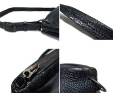 画像4: 1950's Emboss Leather Hand Bag　BLACK (4)