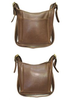 画像2: 1990's OLD Coach Leather Shoulder Bag 　BROWN (2)