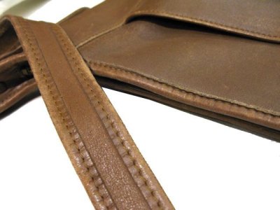 画像1: OLD Europe Leather Shoulder Bag　color : BROWN