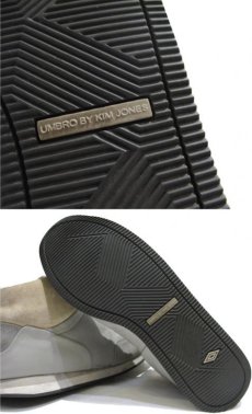 画像3: "UMBRO by Kim Jones" Hi-cut Leather Sneaker　GREY　size 11 (28.5 cm) (3)