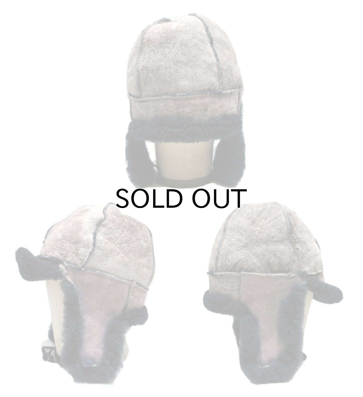 画像2: Mouton Ear Cap color : Acid Grey (2)