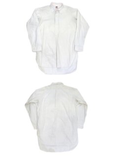 画像3: 1940's CC41 "Mentox" L/S Pullover Shirts -made in England-　WHITE　size M (表記 不明) (3)