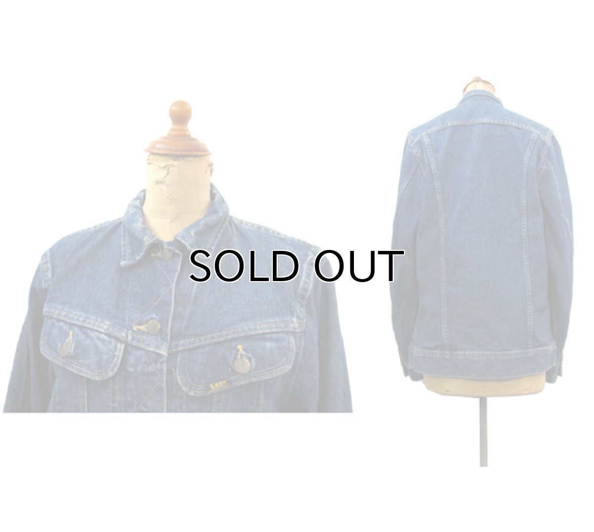 画像2: 1980's "Ms Lee" 4 Pocket Denim Jacket -made in U.S.A-　Blue Denim　size S (表記 9/10) (2)