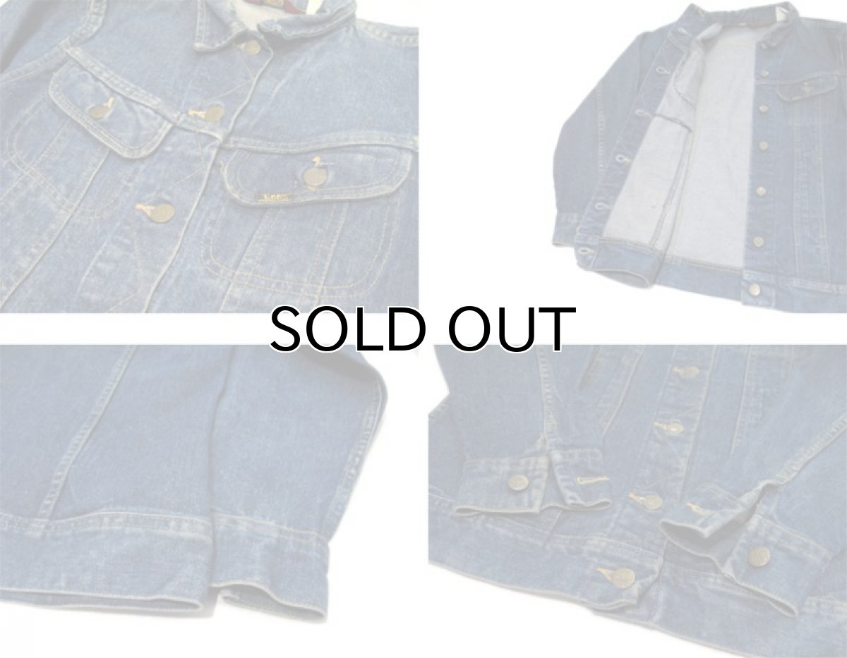画像4: 1980's "Ms Lee" 4 Pocket Denim Jacket -made in U.S.A-　Blue Denim　size S (表記 9/10) (4)