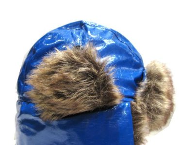 画像2: Enamel x Acrylic Fur Ear Cap　color : BLUE