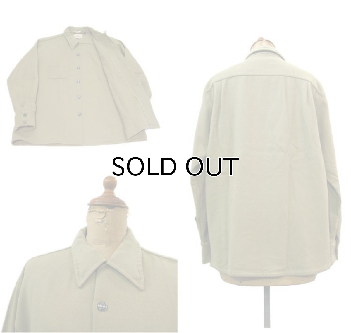 画像3: 1960's "PURITAN" L/S Wool Box Shirts　size M (表記 L) (3)