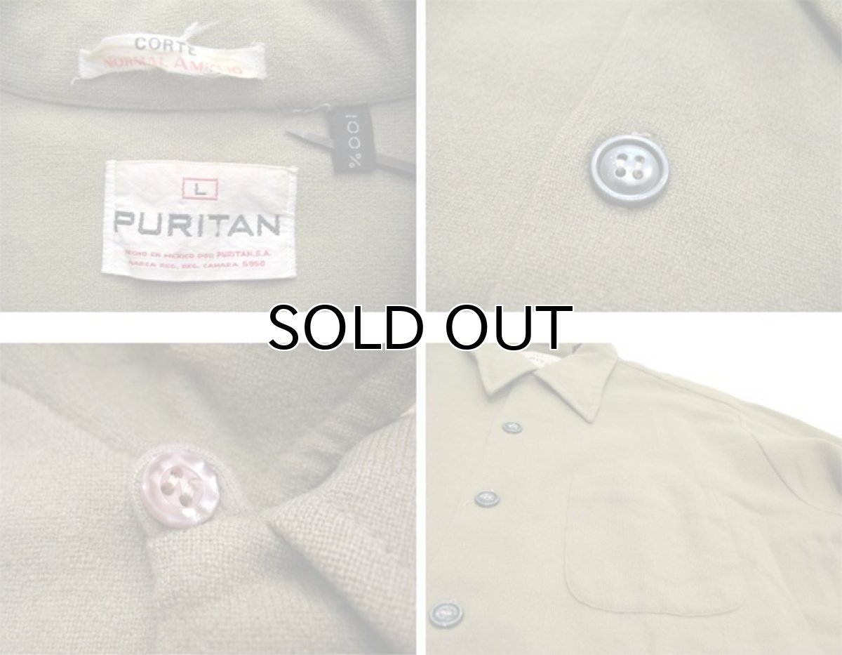 画像4: 1960's "PURITAN" L/S Wool Box Shirts　size M (表記 L) (4)
