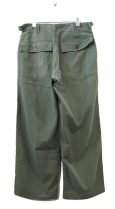 画像2: A)1960's~ U.S. Military Utility Baker Pants　size w ~32 inch (表記 不明) (2)