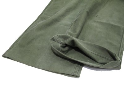 画像1: A)1960's~ U.S. Military Utility Baker Pants　size w ~32 inch (表記 不明)