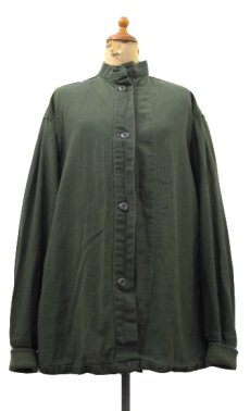 画像1: 1970's US Military Chemical Protect Linner Shirts　OLIVE　size M (表記 M) (1)