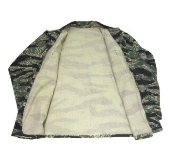 画像3: 1980's U.S.Military Tiger Stripe Camouflage Combat Jacket　Silver Tiger　size M - L (表記 不明)